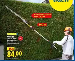 Lidl PARKSIDE Outil de jardin électrique 2 en 1 offre