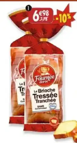 Maximo Lot de 2 brioches tressées tranchées offre