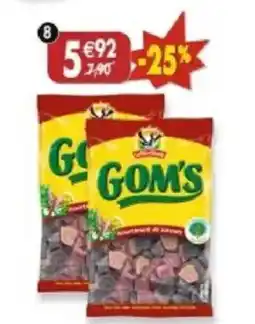 Maximo Lot de 2 paquets d'assortiment de gommes d'acacia offre