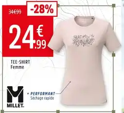 Intersport MILLET Tee-shirt femme offre