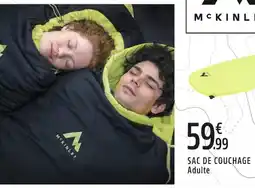 Intersport MCKINLEY Sac de couchage adulte offre