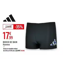 Intersport ADIDAS Boxer de bain homme offre