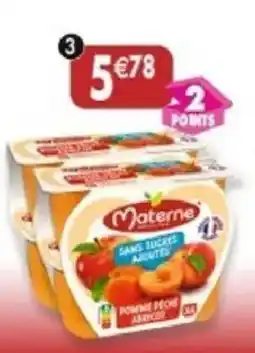 Maximo Lot de 2 packs de 4 compotes pomme-pêche-abricot offre