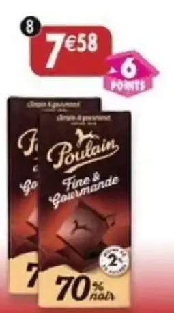 Maximo Lot de 2 tablettes de fine et gourmande noir 70% offre
