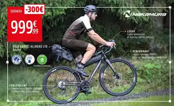NAKAMURA Vélo gravel allroad ltd adulte