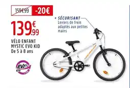 Intersport Vélo enfant mystic evo kid offre