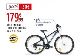 Intersport Vélo enfant cliff evo junior offre