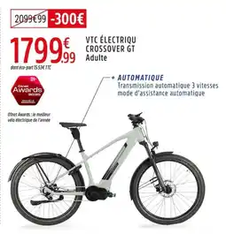 Intersport Vtc électriqu crossover gt adulte offre