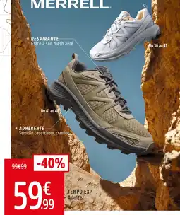 Intersport Merrell tempo exp adulte offre