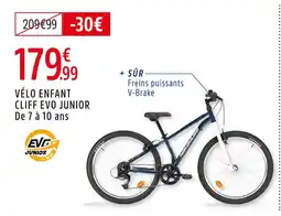 Intersport Evo junior vélo enfant cliff offre