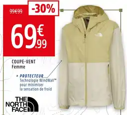 Intersport The north face coupe-vent femme offre