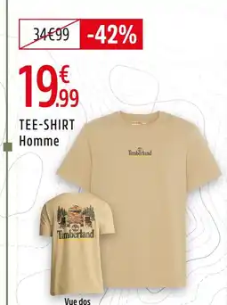 Intersport Timberland tee-shirt homme offre