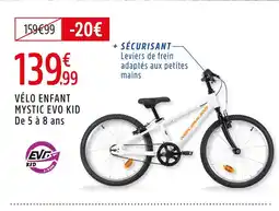 Intersport Nakamura vélo enfant mystic evo kid offre