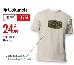 Intersport Columbia tee-shirt offre