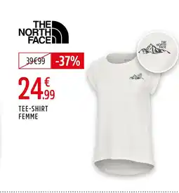 Intersport The north face tee-shirt femme offre