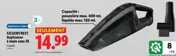 Lidl Silvercrest aspirateur à main sans fil offre