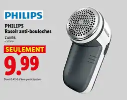 Lidl Philips rasoir anti-bouloches offre