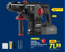 Lidl Parkside perforateur-burineur sans fil offre