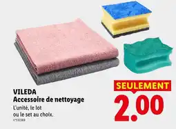 Lidl Vileda accessoire de nettoyage offre