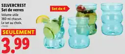 Lidl Silvercrest set de verres offre