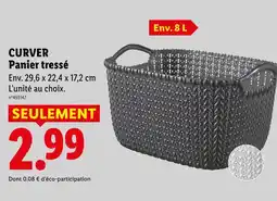 Lidl Curver panier tressé offre