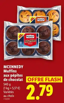 Lidl Mcennedy muffins aux pépites de chocolat offre