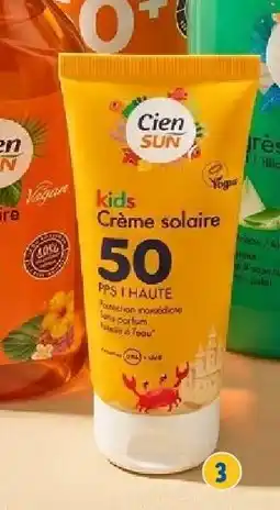 Lidl Cien sun crème solaire offre