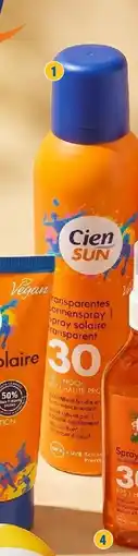Lidl Cien sun brume solaire transparent offre