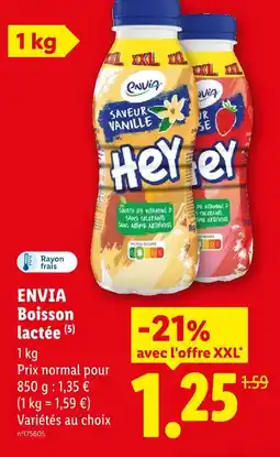 Lidl Envia boisson lactée offre
