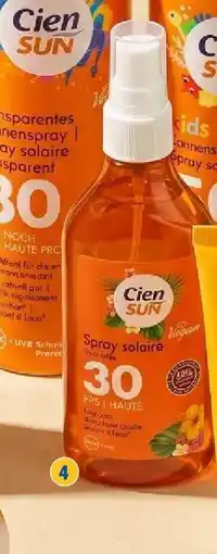 Lidl Cien sun spray solaire invisible offre