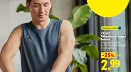 Lidl Crivit débardeur technique homme offre