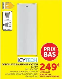 Hyper U Icytech - congelateur armoire offre
