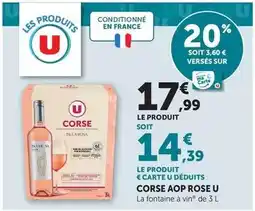 Hyper U U - corse aop rose offre