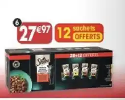 Maximo 28 sachets fraîcheur sheba. mini filets en sauce sélection du boucher offre