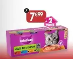 Maximo Whiskas la carte mer et campagne en terrine 4 x 1/2 offre