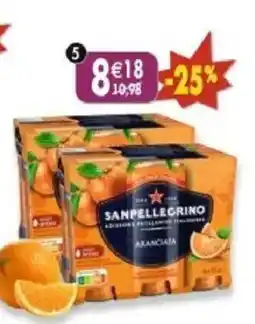 Maximo Lot de 2 packs de 6 boîtes de san pellegrino aujus d'orange offre