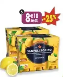 Maximo Lot de 2 packs de 6 boîtes de san pellegrino au jus de citron offre