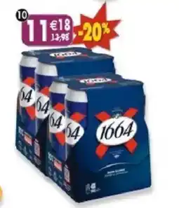 Maximo Lot de 2 packs de 4 boîtes de 1664 blonde - 5,5" offre