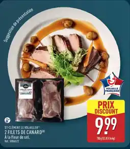 ALDI ST-CLÉMENT LE VOLAILLER 2 filets de canard offre