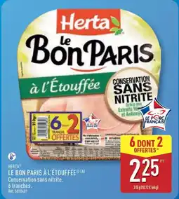 ALDI HERTA Le bon paris à l'étouffée offre