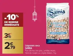 Carrefour Légumes secs samia offre