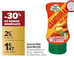 Carrefour Sauces hala isla delice offre