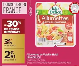 Carrefour Allumettes de volaille halal isla délice offre