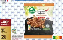 Carrefour Grignottes de poulet halal carrefour sensation offre