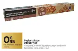 Carrefour Papier cuisson carrefour offre