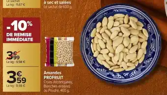 Amandes profruit