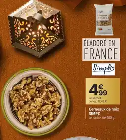 Carrefour Cerneaux de noix simpl offre