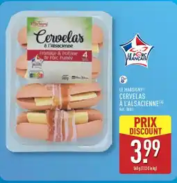 ALDI LE MARSIGNY Cervelas à l'alsacienne offre