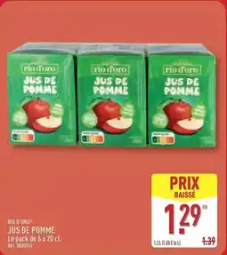 ALDI Rio - jus de pomme offre