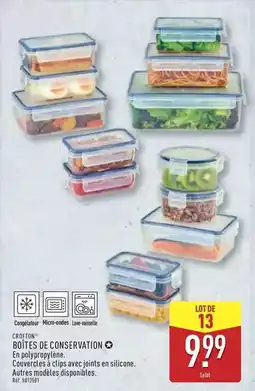 ALDI Boîtes de conservation offre